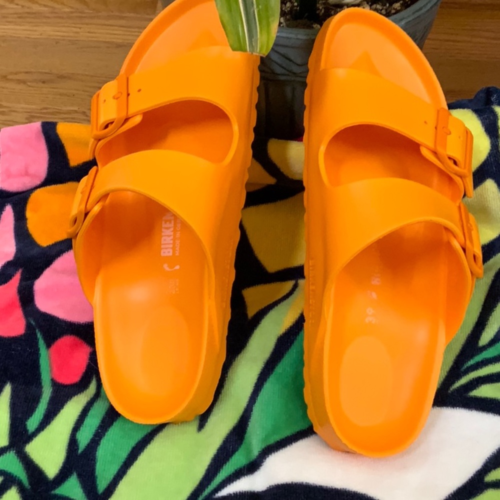 Birkenstock Rubber Slides, Sz. 9